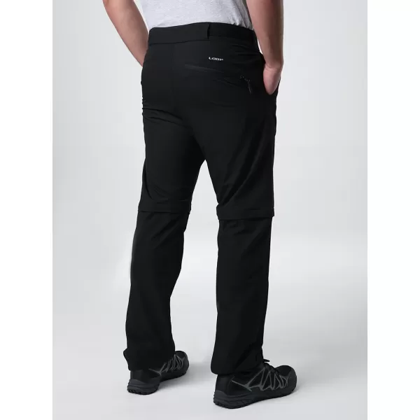  Pantaloni softshell pentru bărbați LOAP URFINN NEGRU/ALB 