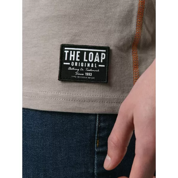 Tricou pentru bărbați LOAP BOLT MARO/GRI 