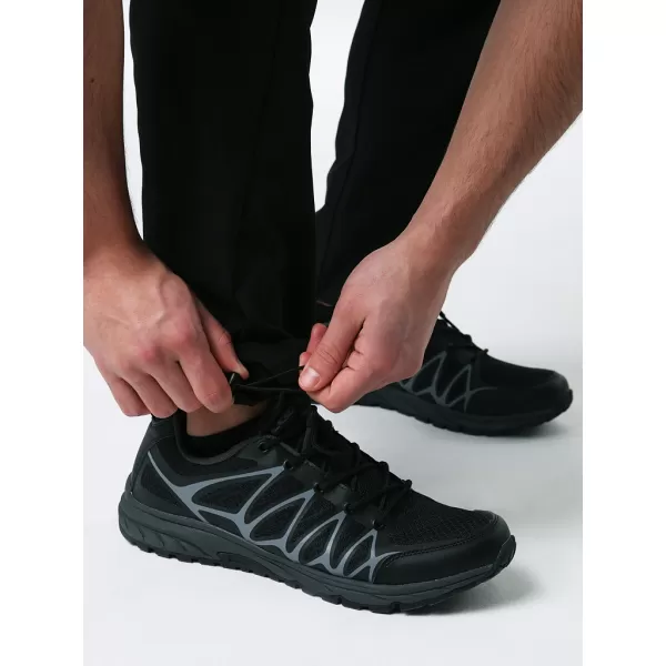  Pantaloni softshell pentru bărbați LOAP URFINN NEGRU/ALB 