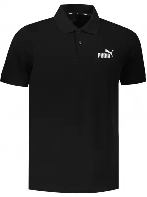 Tricou pentru bărbați cu guler PUMA ESS PIQUE POLO 586674-01 NEGRU