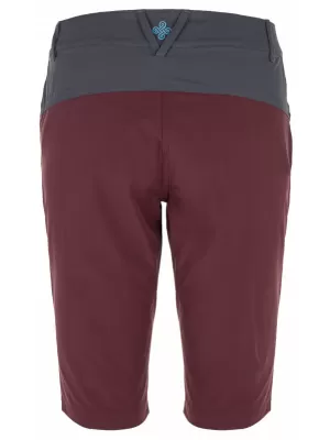 Pantaloni scurți de damă KILPI SYLANE-W RL0208KI ROȘU ÎNCHIS