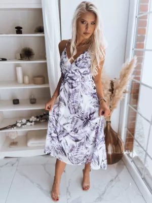 Rochie DSTREET CHANTELE EY1823z ALB -VIOLET