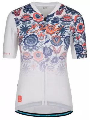 Tricou de ciclism pentru femei KILPI ORETI-W RL0327KI ALB