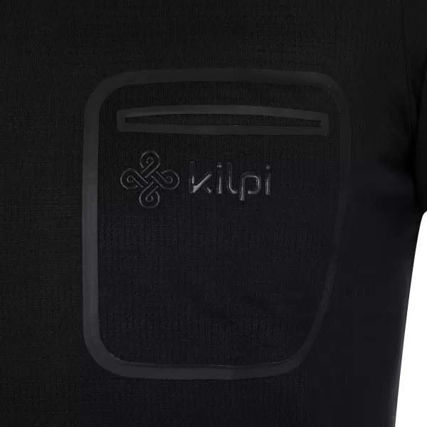  Tricou pentru bărbați cu guler KILPI GIVRY-M RM0304KI NEGRU 