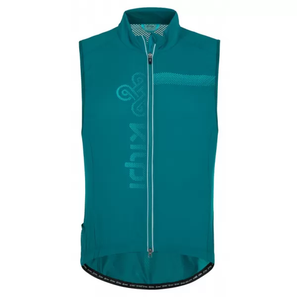  Vesta de ciclism pentru barbati KILPI FLOW-M RM0109KI TURCOAZ 