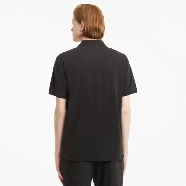  Tricou pentru bărbați cu guler PUMA ESS PIQUE POLO 586674-01 NEGRU 
