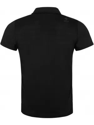 Tricou pentru bărbați cu guler KILPI GIVRY-M RM0304KI NEGRU