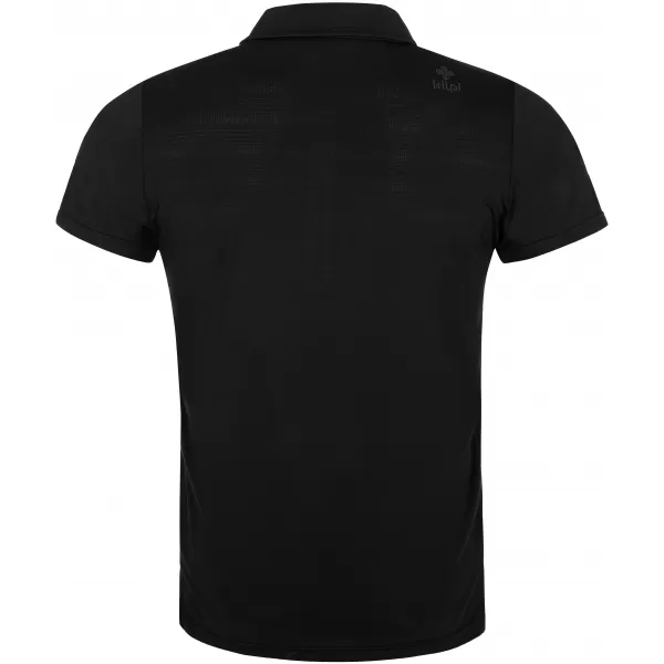  Tricou pentru bărbați cu guler KILPI GIVRY-M RM0304KI NEGRU 