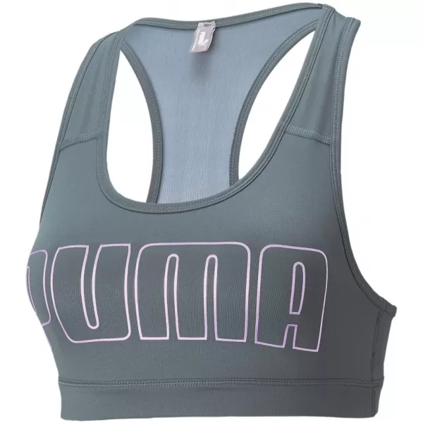  Sutien de damă PUMA MID IMPACT 4KEEPS GRAPHIC BRA PM 520306-42 GRI 