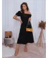 Rochie DSTREET EY1786 NEGRU