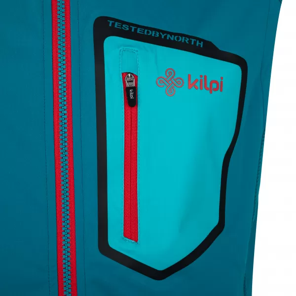  Vestă softshell pentru bărbați KILPI RIELLO-M RM0106KI TURCOAZ 