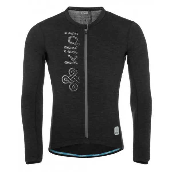  Tricou de ciclism pentru bărbați KILPI SONET-M RM0393KI GRI ÎNCHIS 
