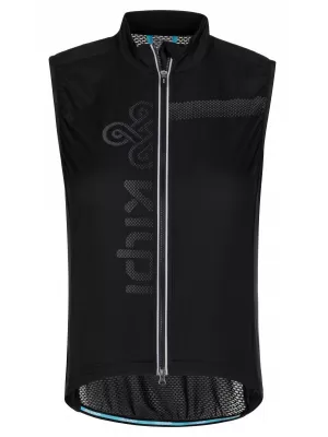 Vesta de ciclism pentru femei KILPI FLOW-W RL0109KI NEGRU