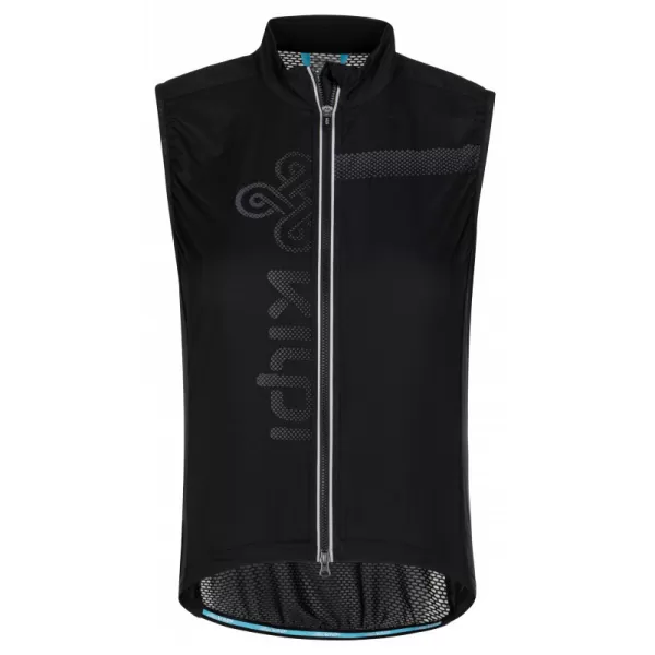  Vesta de ciclism pentru femei KILPI FLOW-W RL0109KI NEGRU 