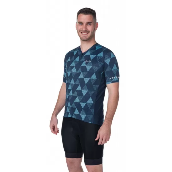  Tricou de ciclism pentru bărbați KILPI SALETTA-M RM0313KI ALBASTRU ÎNCHIS 