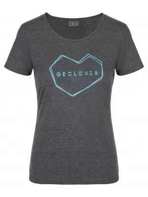 Tricou funcțional de damă KILPI GAROVE-W RL0303KI GRI ÎNCHIS