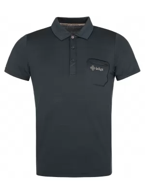 Tricou pentru bărbați cu guler KILPI GIVRY-M RM0304KI GRI