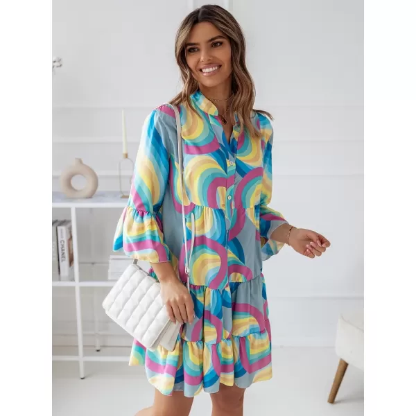  Rochie DSTREET EY2042 ALBASTRU DESCHIS 