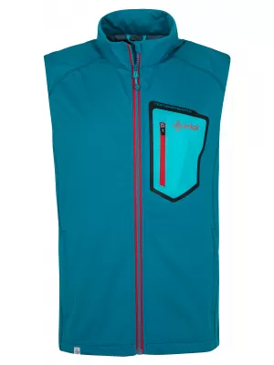 Vestă softshell pentru bărbați KILPI RIELLO-M RM0106KI TURCOAZ