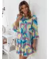 Rochie DSTREET EY2042 ALBASTRU DESCHIS