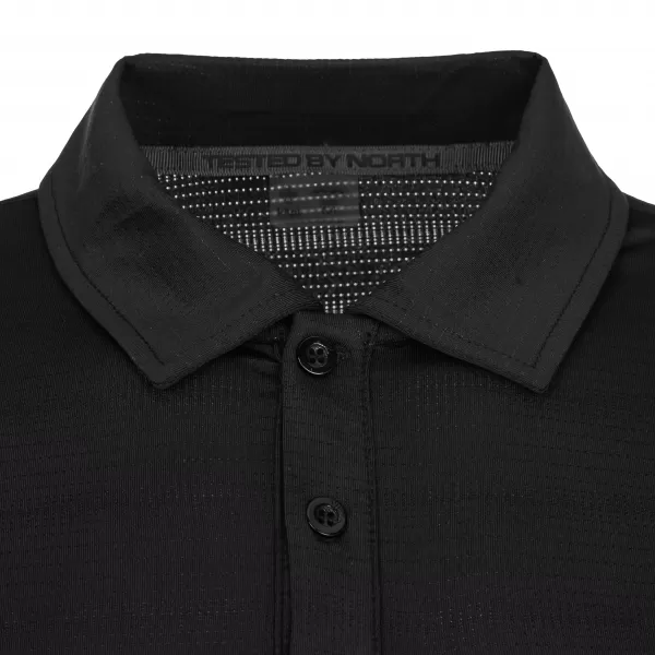  Tricou pentru bărbați cu guler KILPI GIVRY-M RM0304KI NEGRU 