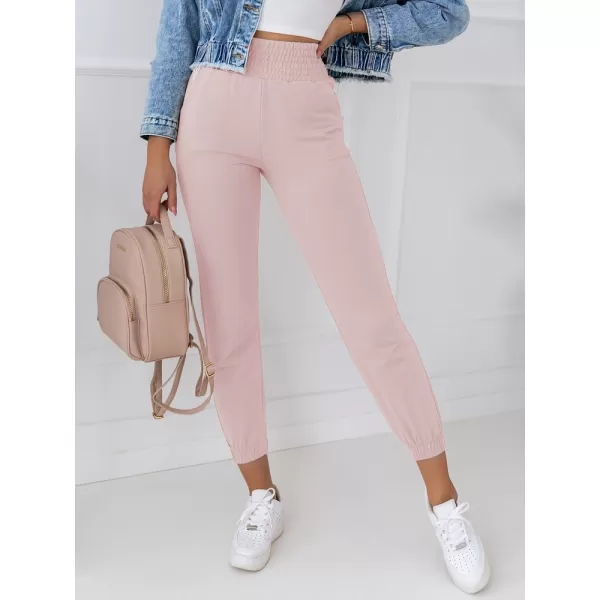 Pantalonii pentru doamne DSTREET UY0839Z ROZ 