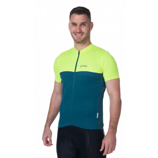  Tricou de ciclism pentru bărbați KILPI LAUBEN-M RM0392KI TURCOAZ 