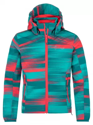 Jachetă softshell pentru fetiță KILPI RAVIA-J RJ0515KI TURCOAZ