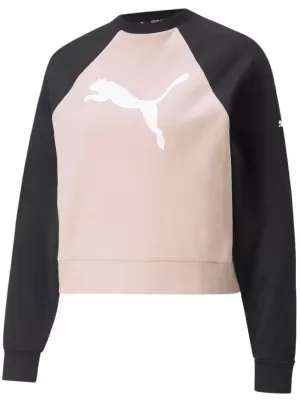 Hanorac de dama PUMA MODERN SPORTS CREW 849822-01 NEGRU