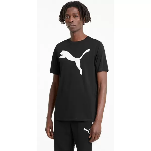  Tricou pentru bărbați PUMA ACTIVE BIG LOGO TEE 586724-01 NEGRU 
