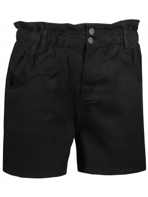 Pantaloni scurți pentru doamne DSTREET SY0227 NEGRU
