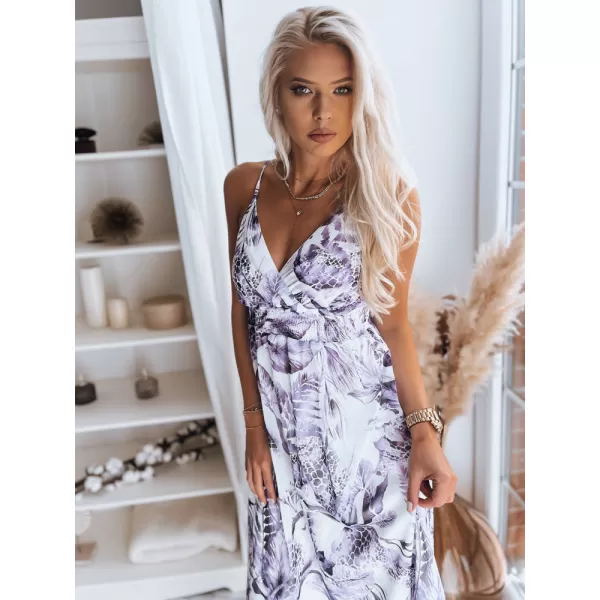  Rochie DSTREET CHANTELE EY1823z ALB -VIOLET 