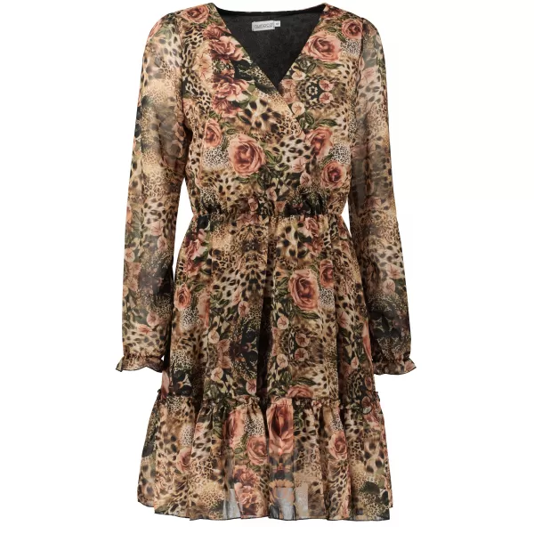  Rochie pentru femei NOMOCO 364-1 NOMOCO1 BROWN 