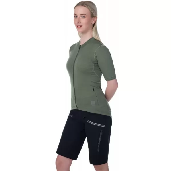  Tricou de ciclism pentru femei KILPI MEARIL-W RL0324KI KAKI 