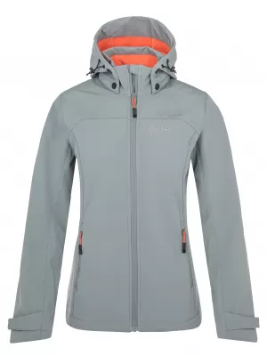 Jachetă softshell pentru femei KILPI RAVIA-W RL0111KI GRI ÎNCHIS
