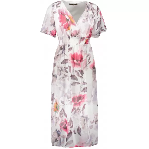  Rochie DSTREET EY1776 ALB/ROZ 