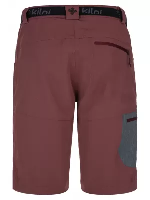 Pantaloni scurți pentru bărbați KILPI NAVIA-M RM0208KI ROȘU ÎNCHIS