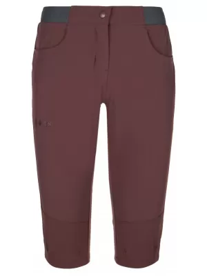 Pantaloni 3/4 dama KILPI MEEDIN-W RL0207KI ROȘU ÎNCHIS