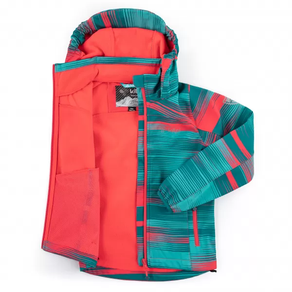  Jachetă softshell pentru fetiță KILPI RAVIA-J RJ0515KI TURCOAZ 