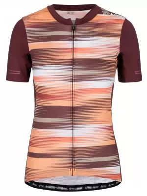 Tricou de ciclism pentru femei KILPI MOATE-W RL0325KI ROȘU ÎNCHIS