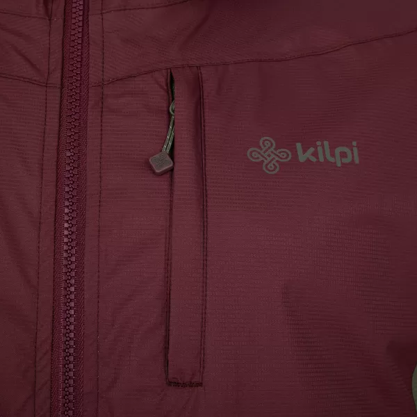  Jachetă pentru bărbați KILPI SONNA-M RM0102KI ROȘU ÎNCHIS 