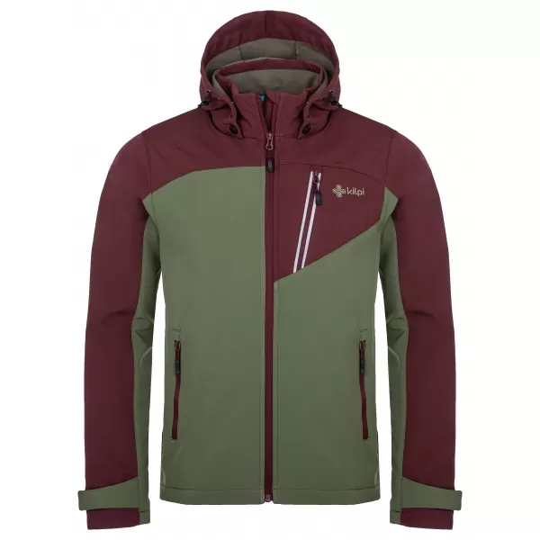  Jachetă softshell pentru bărbați KILPI RAVIO-M RM0114KI KAKI 