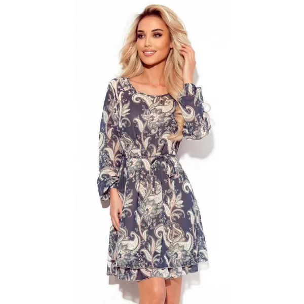  Rochie NUMOCO 373-1 ALBASTRU 