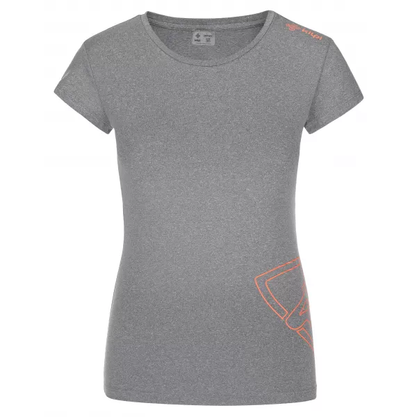  Tricou funcțional de damă KILPI LISMAIN-W RL0304KI GRI DESCHIS 
