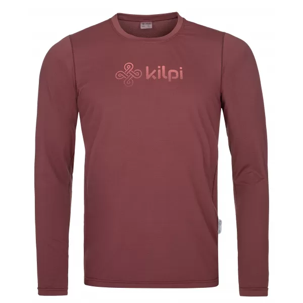  Tricou funcțional pentru bărbați KILPI SPOLETO-M RM0319KI ROȘU ÎNCHIS 