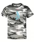 Tricou pentru copii ALTISPORT ALK002C149 CAMO GRI/ALBASTRU