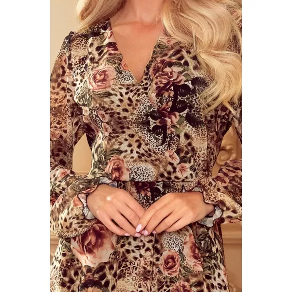  Rochie pentru femei NOMOCO 364-1 NOMOCO1 BROWN 