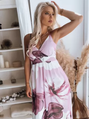 Rochie DSTREET CHANTELE EY1820z ALB -PINK