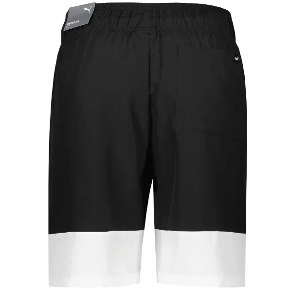  Pantaloni scurți pentru bărbați PUMA POWER COLORBLOCK WOVEN SHORTS 9 848819-01 NEGRU 