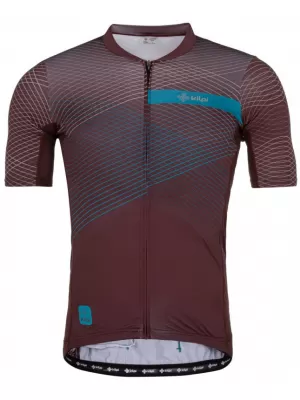 Tricou de ciclism pentru bărbați KILPI NERITO-M RM0310KI ROȘU ÎNCHIS